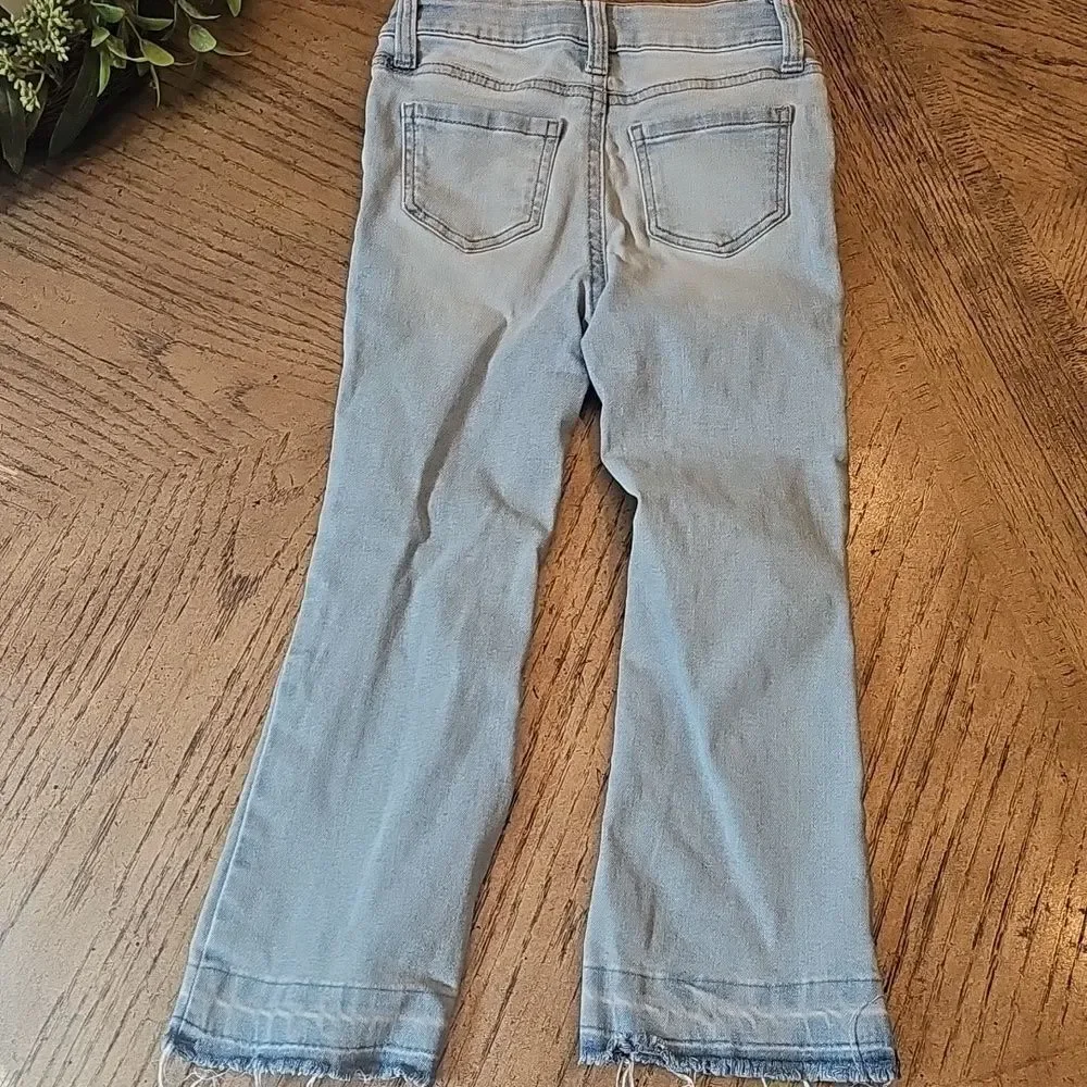 Celebrity Pink Light Blue Distressed Jeans Size 5 Girls
